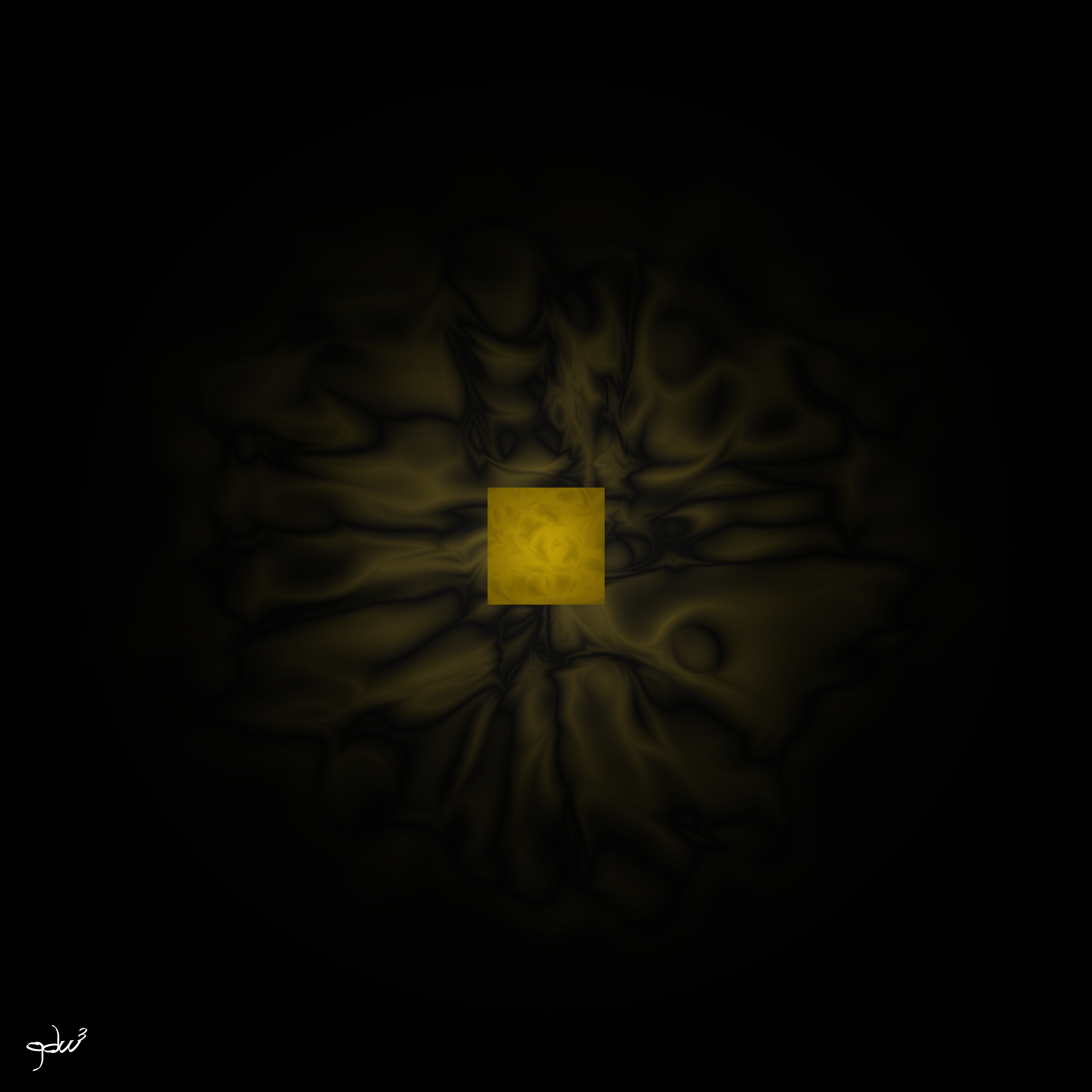 "Singular in Yellow revised" with signature. Original art.